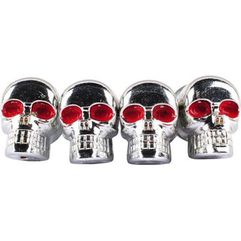 Attaches à vis pour plaque d'immatriculation de moto, squelette 3D, 4 pièces.