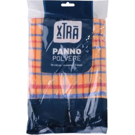 PANNO POLVERE SCOZZESE cm 50x50 Pz 2 XTRA 11759