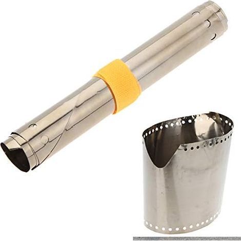 Pare-vent pour réchaud de camping en titane pur 15 cm (1/5)