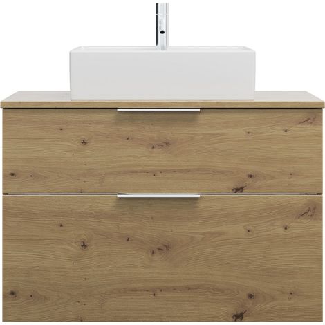 burgbad Eqio mueble bajo para lavabo con consola, recorte
