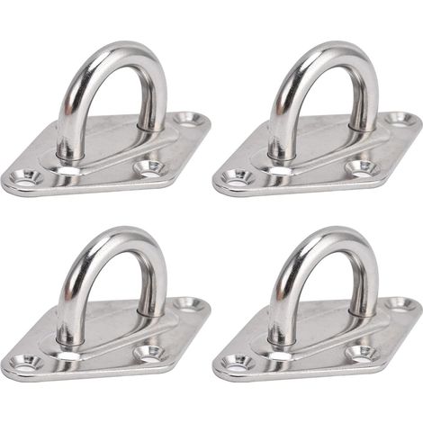 Crochet hamac plafond, inox 304, pour hamac et sac de frappe (1/5)