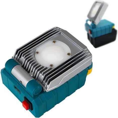 batteries Li-ion 18 V 4,0 Ah de rechange 18 V, compatible avec,Ailan Lampe torche à batterie Li-ion pour Bosch Professional 14V-18V, Projecteur LED pour Bosch professionnelle (1/5)