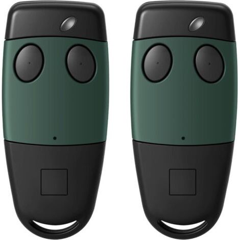 2PCS Telecommande Portail pour CARDIN S449-QZ2 Pré-codée 433 Mhz,2 Canaux Télécommande Ouverture Portail,Remplace le modèle TXQ4492P0