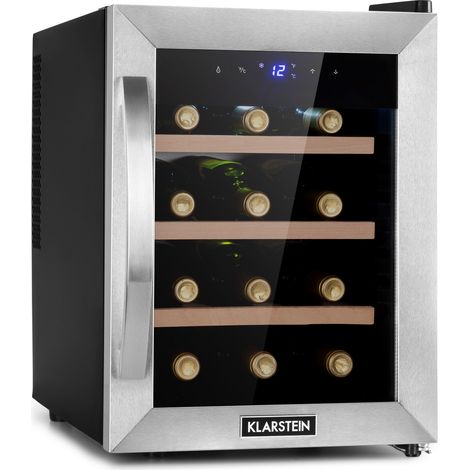 Reserva 12 Uno wine fridge 12 bottles 31 litres stainless steel (1/5)