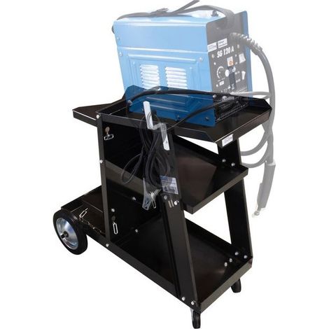 Güde Mobiler Schweißwagen Schweissgerätewagen bis 40KG Gasflaschen Schweißgerät (1/4)