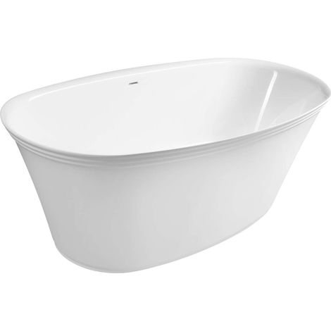 Polysan - Vasca da bagno freestanding Florina 170x80 cm, bianca 93858 (1/5)