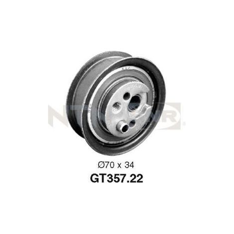 Galets tendeurs - GT357.22 - SNR - Compatible avec véhicule Volkswagen, Audi