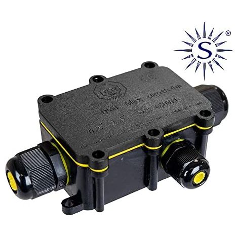 Boitier di raccordo solera nero 8x5.2x3.7 cm