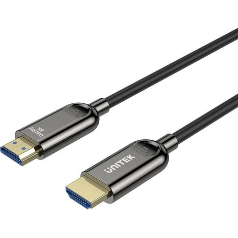 Cable 贸ptico HDMI Unitek 2.1 AOC 8K 120HZ 15M (1/2)
