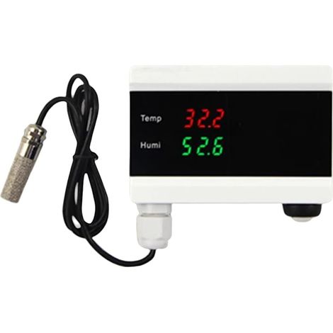 Capteur de Température et D'Humidité Tuya WIFI pour Maison Intelligente avec Écran LCD Contrôleur de Thermostat Domestique (1/5)