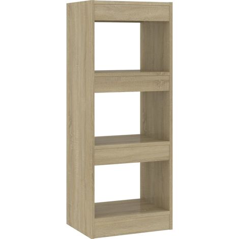 Maison Exclusive - Bücherregal/Raumteiler Sonoma-Eiche 40x30x103