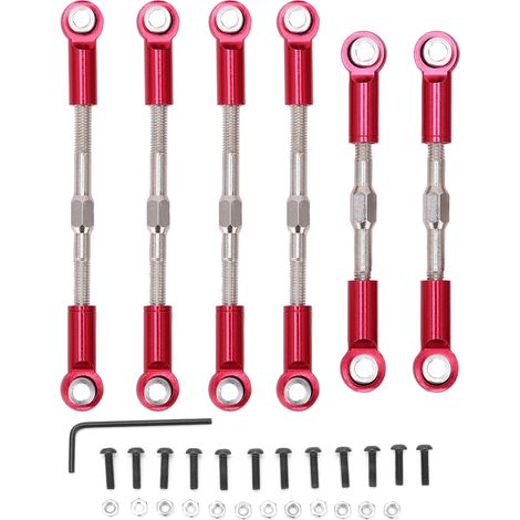 Tige de direction métallique pour servo, liaison de direction pour WLtoys 144001 124018 124019, voiture RC 1/14 (1/5)