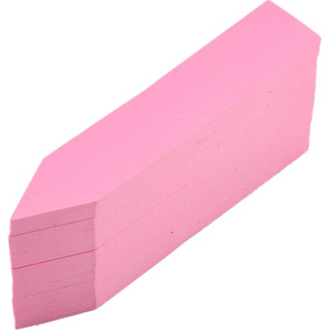 Marqueurs de Plantes PVC 100 Étiquettes Labels Pot Jardins Stake Tags Pink Matériel Durable Imperméable Réutilisable
