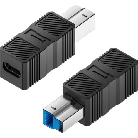 Adaptateur USB B mâle vers C femelle pour imprimante, scanner et périphériques, connecteur USB 3.0 (1/5)