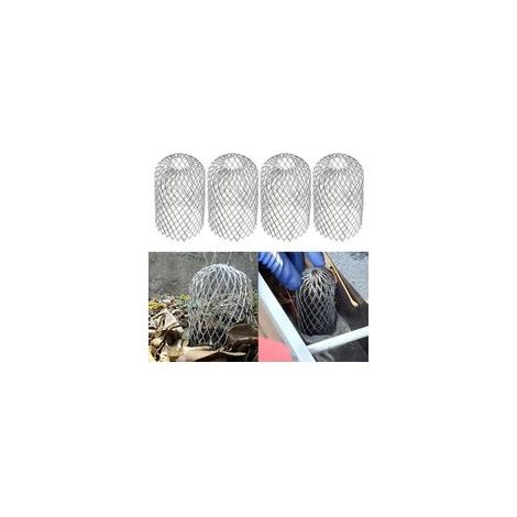 6 Pièces Filtres de Gouttière en Aluminium Grille Protection Gouttiere Protège-gouttières en Métal Protection Gouttiere Feuilles pour Maison, Avant-toit, Fossé, Égout (1/4)