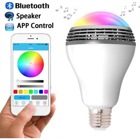 Ampoule LED Lumières BL05 Multi-changement de couleur intelligente Ampoule / Bluetooth 4.0 / 3W / IOS et Android APP Availabe / gara (1/4)