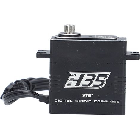Servomoteur numérique sans noyau 35 kg, entièrement étanche, angle de 270°, tension élevée 8,4 V, pièces pour voitures, camions et robots radiocommandés (1/5)