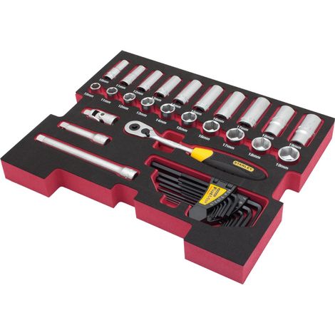 Stanley FatMax PRO-STACK Einlage 48-tlg. 3/8 Set (1/5)