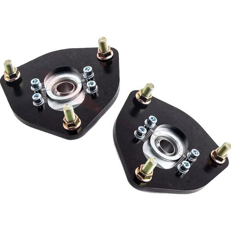 Piastre di regolazione camber, design regolabile, compatibili con i modelli Nissan S13, colore nero (1/2)