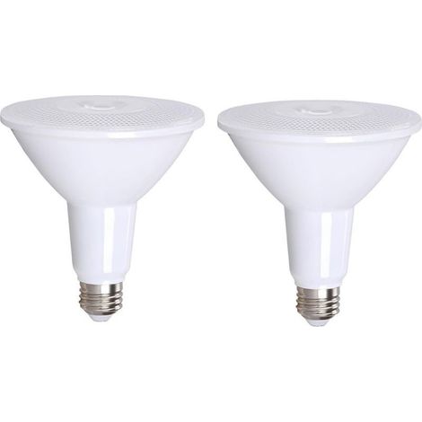 Lot de 2 Ampoule LED 18W E27 PAR38 LED Ampoule Réflecteur 18W équivalent Ampoule Halogène 150W, 1800LM, Blanc Chaud 3000K (3000K) (1/5)