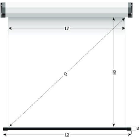 Sopar 5241 schermo per proiettore 2,62 m (103") 4:3