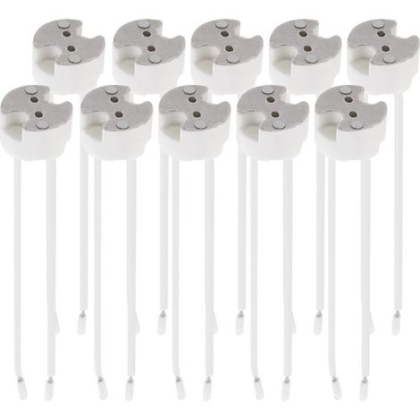 Online Store – Lot de 10 douilles GU5.3 – Compatible MR16 – Tension 12V – Pour lampes LED et halogènes – Installation facile (1/5)