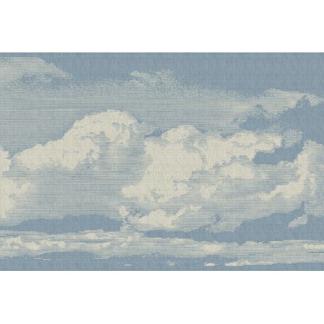 Papier peint panoramique design motif nuage Tapisserie panoramique ciel originale pour chambre Papier peint panoramique idéal pour salon (1/3)