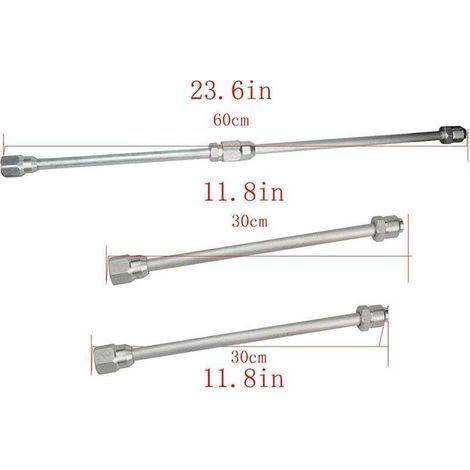 Airless-Farbpistolen-Verlängerungsstange für Titan/Wagner/Graco Airless-Sprühdüsen-Farbpistole, 2 x 30 cm (1/3)