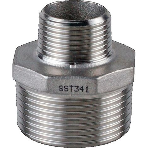 Giunto ridotto EN 10226-1 NPS-1 1/2 pollice NPS2 1 1/4 pollice 8 punti 50 mm (confezione da 5)