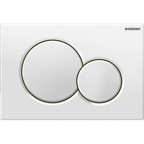 Plaque de déclenchement GEBERIT SIGMA 01 - Pour réservoir UP320 / UP720 - 115.770.11.5 - Blanc
