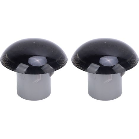 Couvercle de clignotant de remplacement pour voiture Transit Connect 2010 – 2021, 2 pièces, marqueur latéral, répéteur, boîtier de lumière, abat-jour noir (1/5)