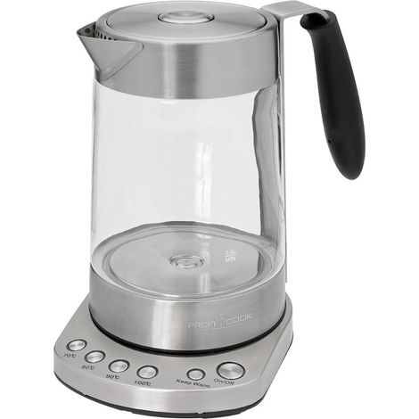 Profi-cook PC-WKS 1020 G Hervidor eléctrico transparente 1,7L (1/3)