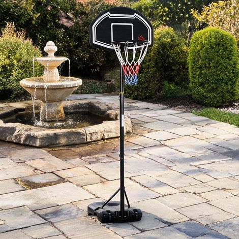 Panier de basket 5 niveaux réglable de 197,5 à 254 cm (1/5)