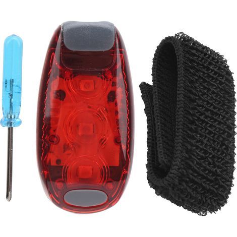 Lampe de sécurité LED pour vélo, lumière blanche pour roues et rayons, accessoire cycliste extérieur. (1/4)