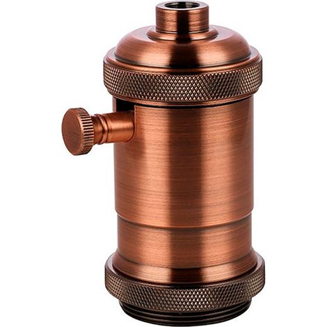 Douille Régulateur Vintage E27 Cuivre Douille E27 Vintage Avec Variateur De Lumière Intégré. - F-line