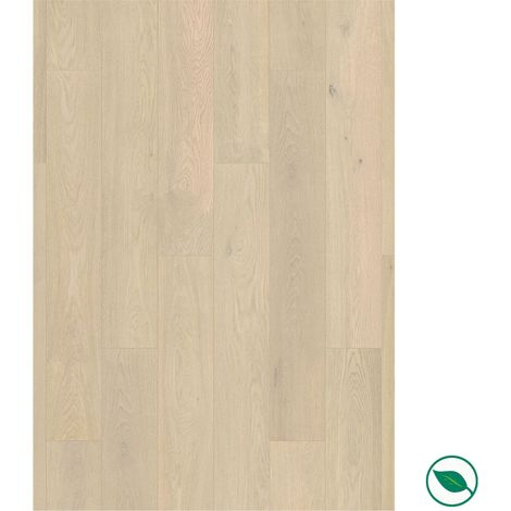 Forestea – Sol stratifié effet parquet 10 mm – 1288 x 195 mm – 7 lames – 1,75 m² – Technologie Authentic Embossed – Système verrouillage 1clic 2go pure+ (1/3)