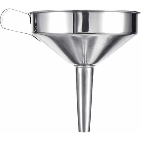 Bardusch-Entonnoir INOX Confiture Cuisine Filtre,Entonnoir Filtre Entonnoir Cuisine INOX avec filtrer pour Cuisson,Transfert de Liquide,d'huiles essentielles,Poudre (1/5)