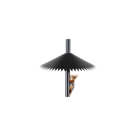 Déflecteur d'Écureuils pour Mangeoire à Oiseaux, Déflecteur d'Écureuils Enveloppant Protection de Maison d'oiseaux à Montage sur Poteau Extérieur pour Crochet de Berger Extérieur