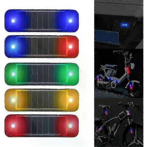 LED-Solar-Warnleuchte für Autos, Nachtsicherheit, simulierter Alarm, drahtlose Diebstahlsicherung, blinkende Attrappe (1/5)