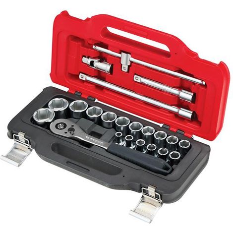 Facom SL.151-EP22PB 22-Piece 1/2in Drive Metric Socket Set in ...