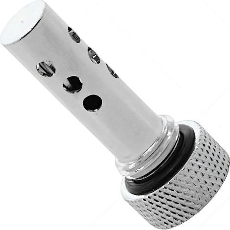 Éliminateur de bulles d'air version étendue pour systèmes de refroidissement liquide pour PC. Installation facile. Métal. Haute compatibilité. PJ-PPQC argent. (1/5)