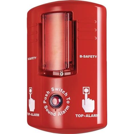 B-SAFETY TOP-ALARM Brandmelder batteriebetrieben (B x H x T) 75 x 260 x 160 mm (1/2)