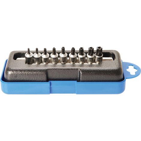 Bgs Technic – Jeu de 9 embouts Torx 5 pans percés – Douilles TS10 à TS50 – Pour vis Torx étoiles – Carré 1/4 pour visseuse (1/3)