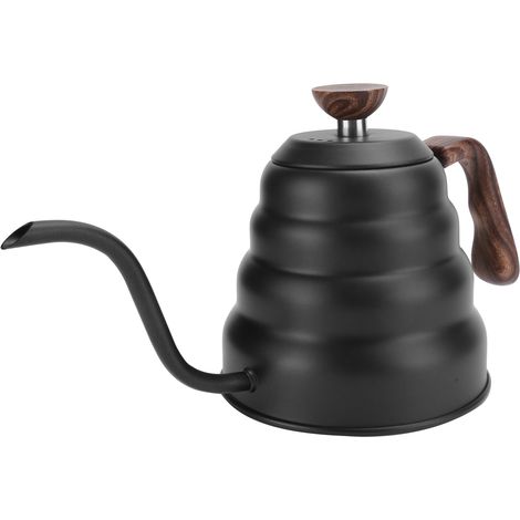 Cafetière à filtre en acier inoxydable, bouilloire à bec verseur en col de cygne, ustensiles de cuisine, 1,2 L (1/5)