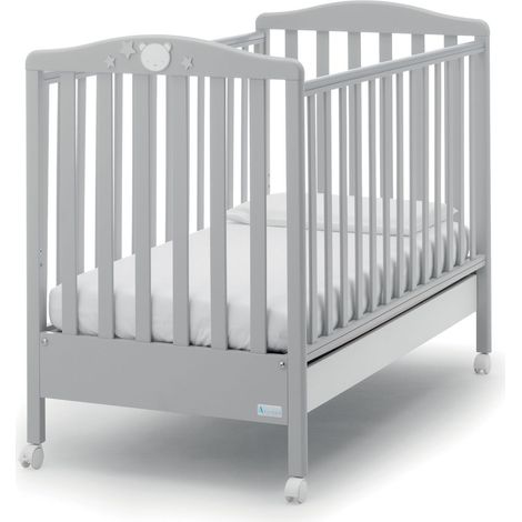 Lettino Baby Dream Azzurra Design  Grigio letto per neonati sponde regolabili vernici atossiche bambini camera da letto cameretta (1/4)