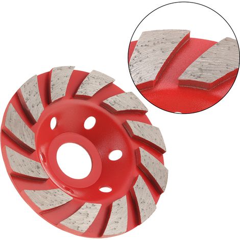 1 meule diamantée de 100 mm, meule boisseau pour pierre, béton, céramique et polissage (1/5)