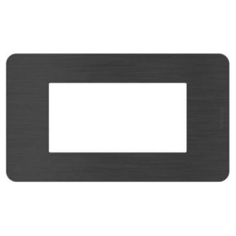 BTICINO JA4804EN - MatixGO - Placca 4P Black Nickel (1/2)
