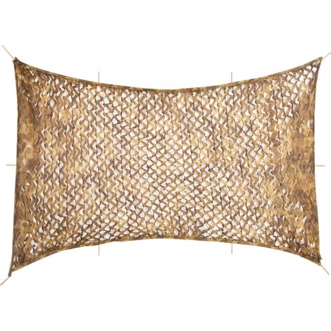 Tarnnetz mit Aufbewahrungstasche 724x515 cm Sandfarbe (1/5)