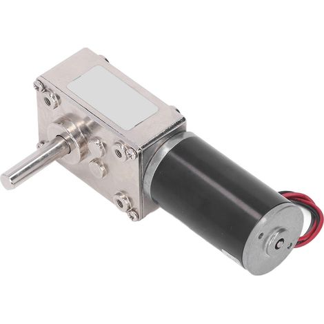 Moteur à engrenages CC 24V 18W 0-5 tr/min, auto-bloquant, vitesse réglable, résistant à l'usure, à vis sans fin, micro motoréducteur (1/5)