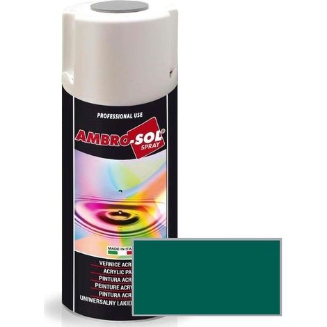 AMBROSOL spray acrilic verd/opal ral-6026 400ml , El SPRAY ACRILIC VERD/OPAL RAL-6026 400ml es un producto de alta calidad de la marca Ambro-sol, ideal para